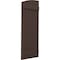Ekena Millwork Americraft 5-Board (2 Batten) Wood Joined Board-n-Batten Shutters w/Ellipt Top, ARW101BE518X77TBH, PR ARW101BE518X77TBH - alternate 9